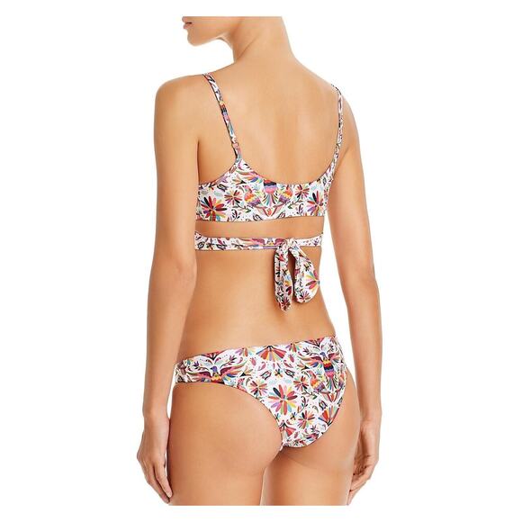 NWT‎ Verdelimon Swim Top Medium 286116 Izamal Printed Birds Wrap Strap $177 - Picture 2 of 16
